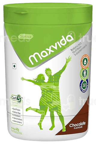 Maxvida Chocolate Flavour Powder Jar 400Gm