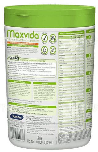 Maxvida Chocolate Flavour Powder Jar 400Gm