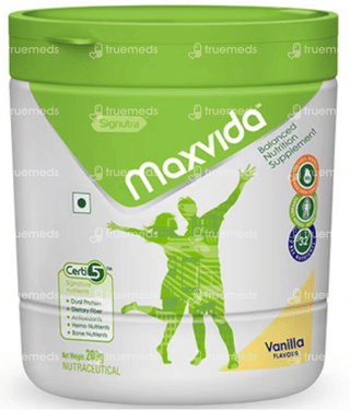 Maxvida Vanilla Flavour Jar 200Gm