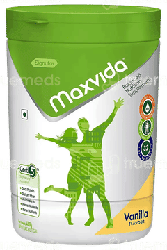 Maxvida Vanilla Flavour Powder Jar 400Gm Maxvida Vanilla Flavour Powder Jar 400Gm