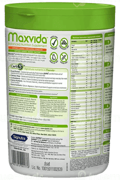 Maxvida Vanilla Flavour Powder Jar 400Gm