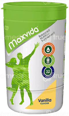 Maxvida Vanilla Flavour Powder Jar 400Gm