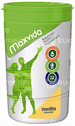 Maxvida Vanilla Flavour Powder Jar 400Gm