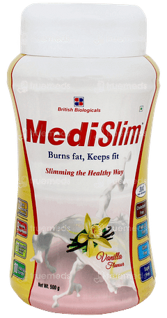 Medislim Vanilla Flavour Sugar Free Powder 500gm Medislim Vanilla Flavour Sugar Free Powder 500gm