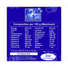 Meno Pro Mango Flavour Sugar Free Powder 200gm