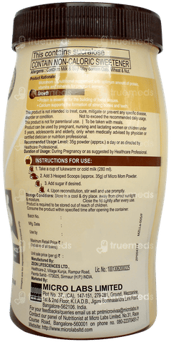 Micro Mom Chocolate Flavour Powder 200gm