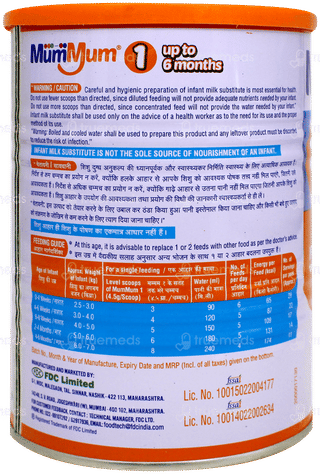 Mummum 1 Upto 6 Months Powder 400Gm