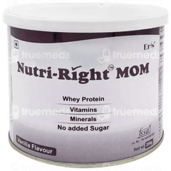 Nutri Right Mom Vanilla Flavour No Added Sugar Powder 200Gm