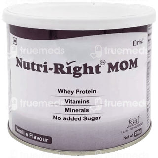 Nutri Right Mom Vanilla Flavour No Added Sugar Powder 200Gm