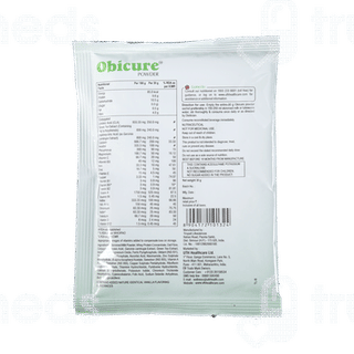 Obicure Vanilla Flavor No Sugar Added Powder 30gm