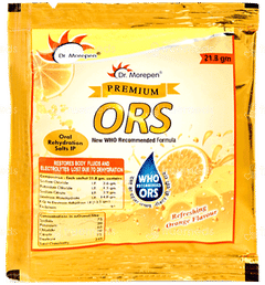 Dr Morepen Premium Ors Orange Flavour Powder 21.8gm