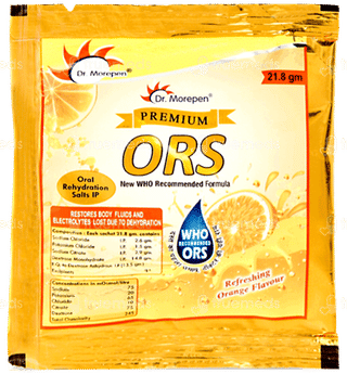 Dr Morepen Premium Ors Orange Flavour Powder 21.8gm