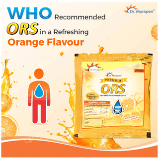 Dr Morepen Premium Ors Orange Flavour Powder 21.8gm