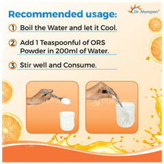 Dr Morepen Premium Ors Orange Flavour Powder 21.8gm