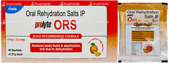 Prolyte Ors Orange Flavour Sachet 21gm Prolyte Ors Orange Flavour Sachet 21gm