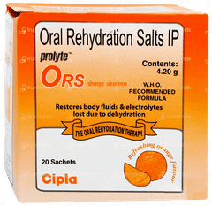 Prolyte Ors Orange Flavour Sachet 4.2gm
