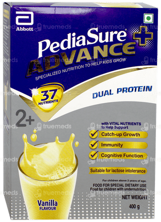 Pediasure Advance + Vanilla Flavour Refill Powder 400Gm