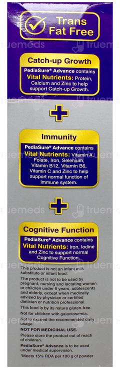 Pediasure Advance + Vanilla Flavour Refill Powder 400Gm