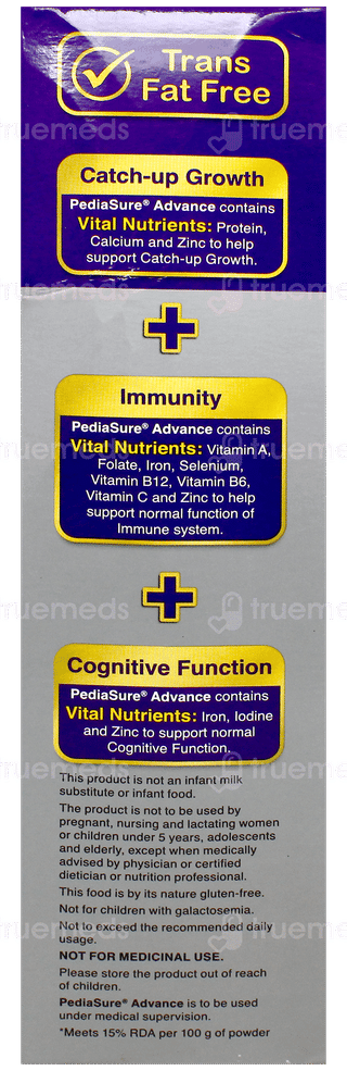 Pediasure Advance + Vanilla Flavour Refill Powder 400Gm