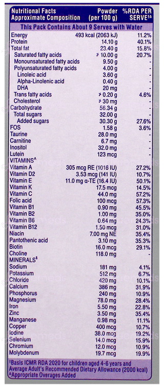 Pediasure Advance + Vanilla Flavour Refill Powder 400Gm