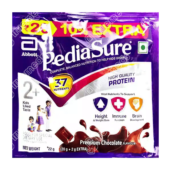 Pediasure Chocolate Powder 22 Gm Uses, Side Effects, Dosage, Price