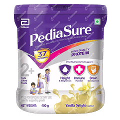 PEDIASURE VANILLA POWDER 400 GM JAR