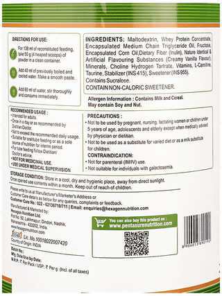Pentasure Hepatic Creamy Vanilla Powder 400gm