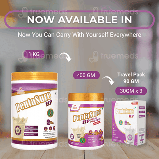 Pentasure Hp Banana Vanilla Flavour Powder 400Gm