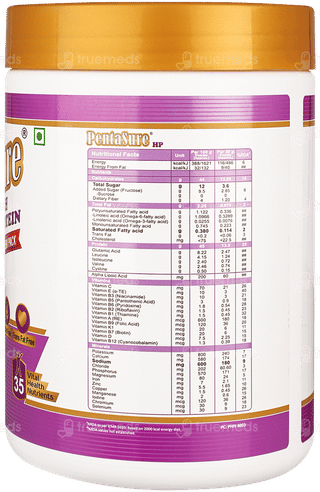 Pentasure Hp Banana Vanilla Flavour Powder 400Gm