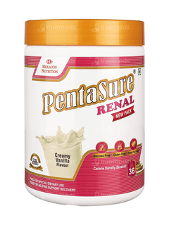 Pentasure Renal Vanilla Flavour Sucrose Free Powder Jar 400Gm