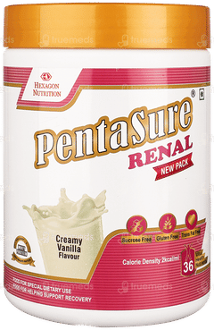 Pentasure Renal Vanilla Flavour Sucrose Free Powder 400gm