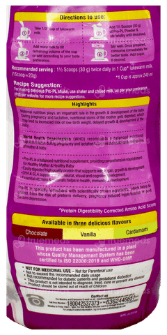 Pro Pl Vanilla Flavour Powder 500Gm