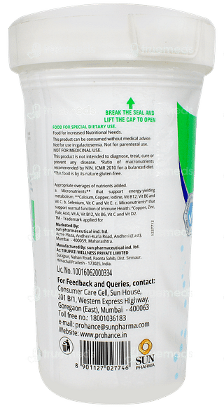 Prohance Vanilla Flavour Powder 400gm