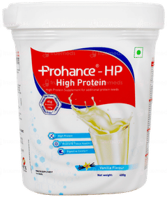 Prohance Hp Vanilla Flavour Sucrose Free Powder Jar 400Gm