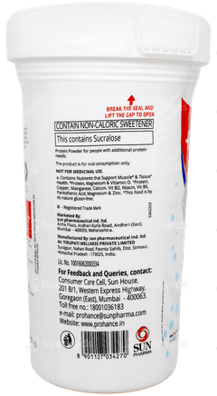 Prohance Hp Vanilla Flavour Sucrose Free Powder Jar 400Gm