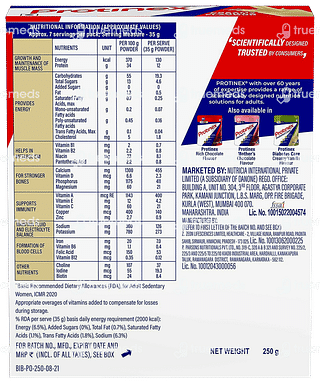 Protinex Creamy Vanilla Flavour Refill Powder 250gm