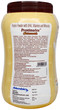 Protinules Butterscotch Powder 200Gm