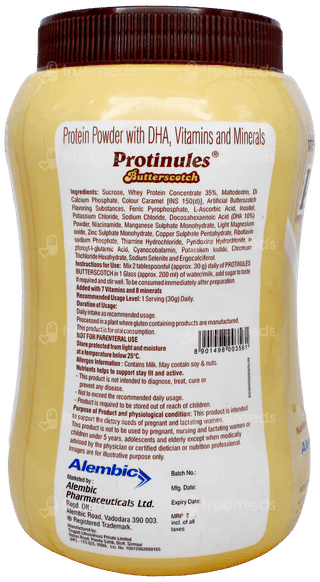 Protinules Butterscotch Powder 200Gm