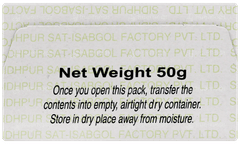 Telephone Brand Sat Isabgol Psyllium Husk 50gm