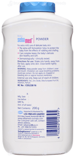 Sebamed Baby Powder 200gm