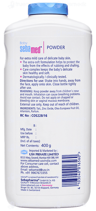 Sebamed Baby Powder 400gm