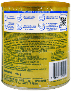 Similac Plus 1 Upto 6 Months Infant Formula With Added Fos And Lutein Powder Tin 400Gm
