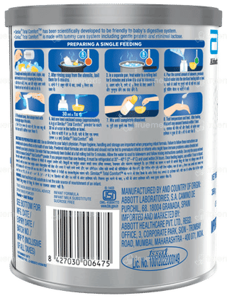 Similac Total Comfort Upto 24 Months Sucrose Free Infant Formula Powder Tin 350Gm