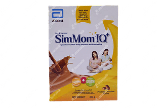 Simmom Iq+ Premium Chocolate Flavour Powder 400gm