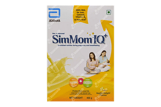 Simmom Iq Plus Vanilla Powder 400 GM