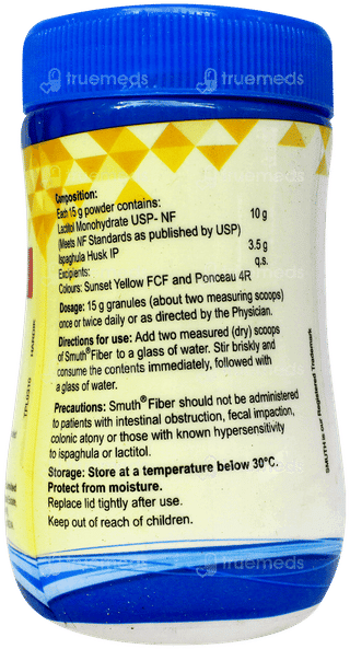Smuth Fiber Lemon Orange Flavour Granules 105Gm