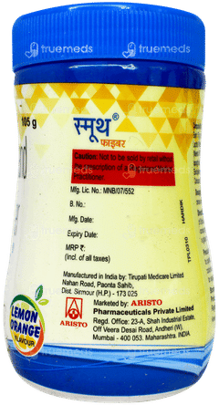 Smuth Fiber Lemon Orange Flavour Granules 105Gm