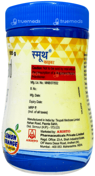 Smuth Fiber Lemon Orange Flavour Granules 105Gm