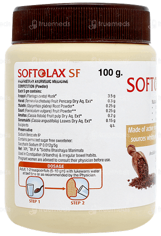 Softolax Sf Powder 100 GM