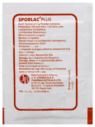 Sporlac Plus Sachet 1Gm